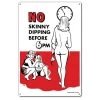 Poolmaster Pool Sign No Skinny Dipping Before 6pm #2 -Pool Supplies Store 41356 12x18 no skinny dipping sign