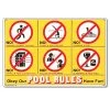 Poolmaster Sign With Icons, Obey Our Pool Rules -Pool Supplies Store 41357 24x18 obey our pool rules sign