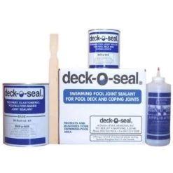 Deck-O-Seal Pour Grade Joint Sealant Kit, Dura White 96 Oz.