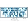 Nassco California Diarrhea Pool Water Sign 2 Nassco California Diarrhea Pool Water Sign -Pool Supplies Store 718d california diarrhea sign