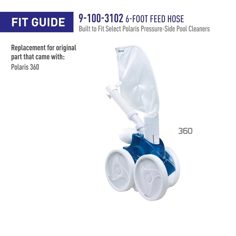 Polaris Genuine OEM, 6 Ft Feed Hose For 360 7 Polaris Genuine OEM, 6 Ft Feed Hose For 360 - Image 5