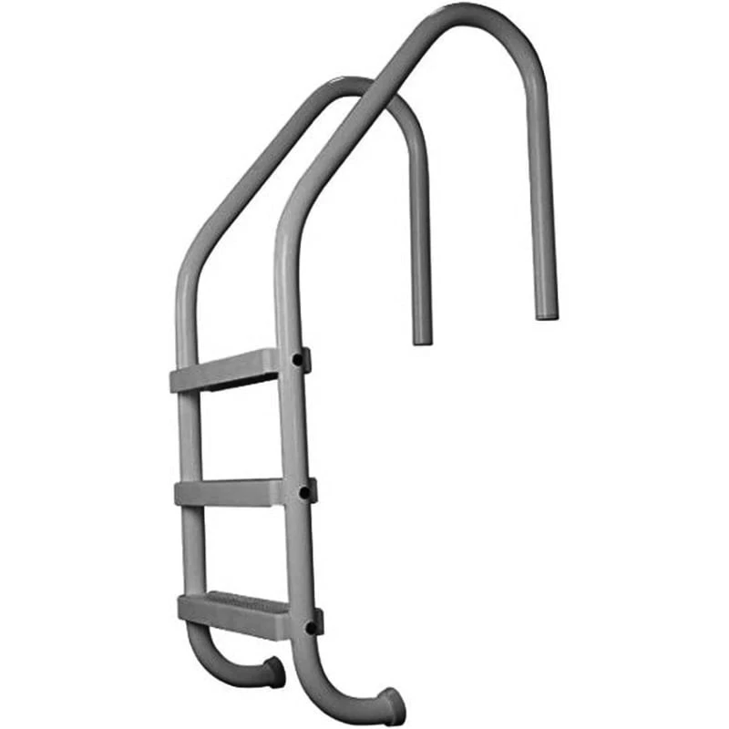 Saftron 24" Residential 3-Step In Ground Pool Ladder, Gray 3 Saftron 24" Residential 3-Step In Ground Pool Ladder, Gray