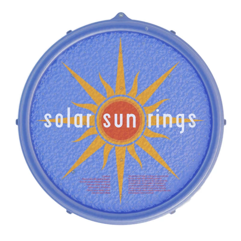 Solar Sun Rings Swimming Pool Solar Cover, Blue Sunburst, 5-Foot Diameter 3 Solar Sun Rings Swimming Pool Solar Cover, Blue Sunburst, 5-Foot Diameter