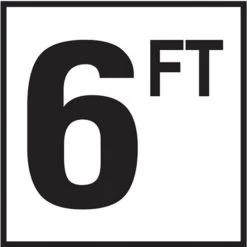 Inlays 6 With FT 6x6 Tile, 4" Numbers, Smooth (Waterline), Depth Marker