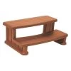 Cover Valet Spa Side Step, Redwood -Pool Supplies Store covervalet spastep redwood