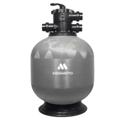 Aquamoto EcoPixel 24" Glass Media Pool Filter With 2" Valve -Pool Supplies Store ecopixel pool filter 2