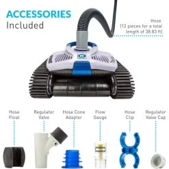 Hayward TracVac Suction, Wall Climbing Pool Cleaner For In-ground Pools Up To 40 Ft In Length – Automatic Pool Vacuum -Pool Supplies Store hayward TracVac 6
