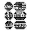 Pentair 18 X 24" No Diving Allowed Pool Sign -Pool Supplies Store pentair r231200 18 x 24 no diving allowed pool sign