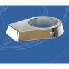 Perma-Cast Escutcheon, Oblong Chrome Plated Brass - 1.9" RAIL -Pool Supplies Store permacast oblong