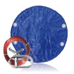 PoolTux 24' Solid, Round Winter Cover, 10 Yr. Royal Warranty