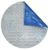 Midwest Canvas 18' Round Blue/Silver Spaceage Solar Cover -Pool Supplies Store solar cover round spaceage 5mil 6