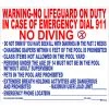 National Stock Sign Co. 41"x47" Texas Pool Rules Sign, Plastic -Pool Supplies Store tx4148 tx4148 41x47 plastic texas pool rules sign tx4148