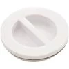 Hayward Flush Inlet Fitting Plug, White : 1-1/2" -Pool Supplies Store white plug gasket 2